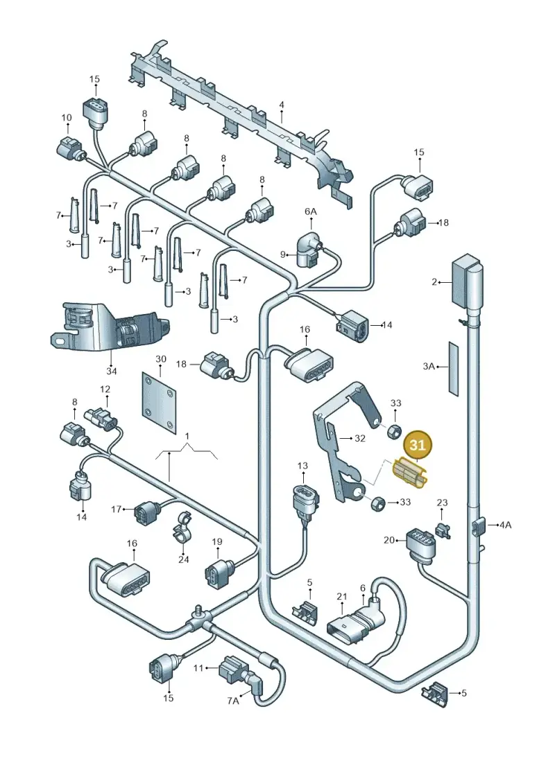 8D0971847A — SEAT Alhambra Stylance (2010-2013) diagram 634971080, position 31