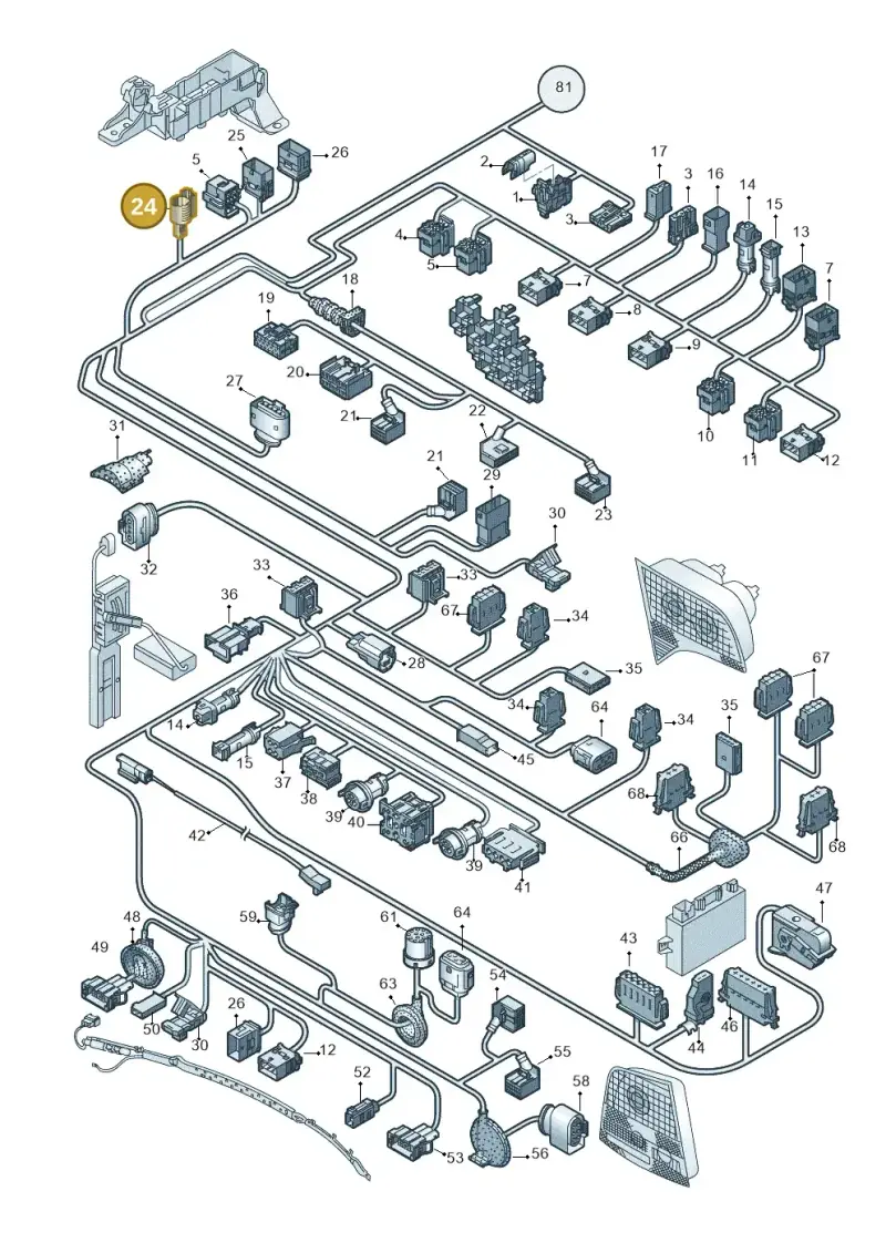 8D0971969 — SEAT Exeo ST Reference (2008-2011) diagram 454971810, position 24