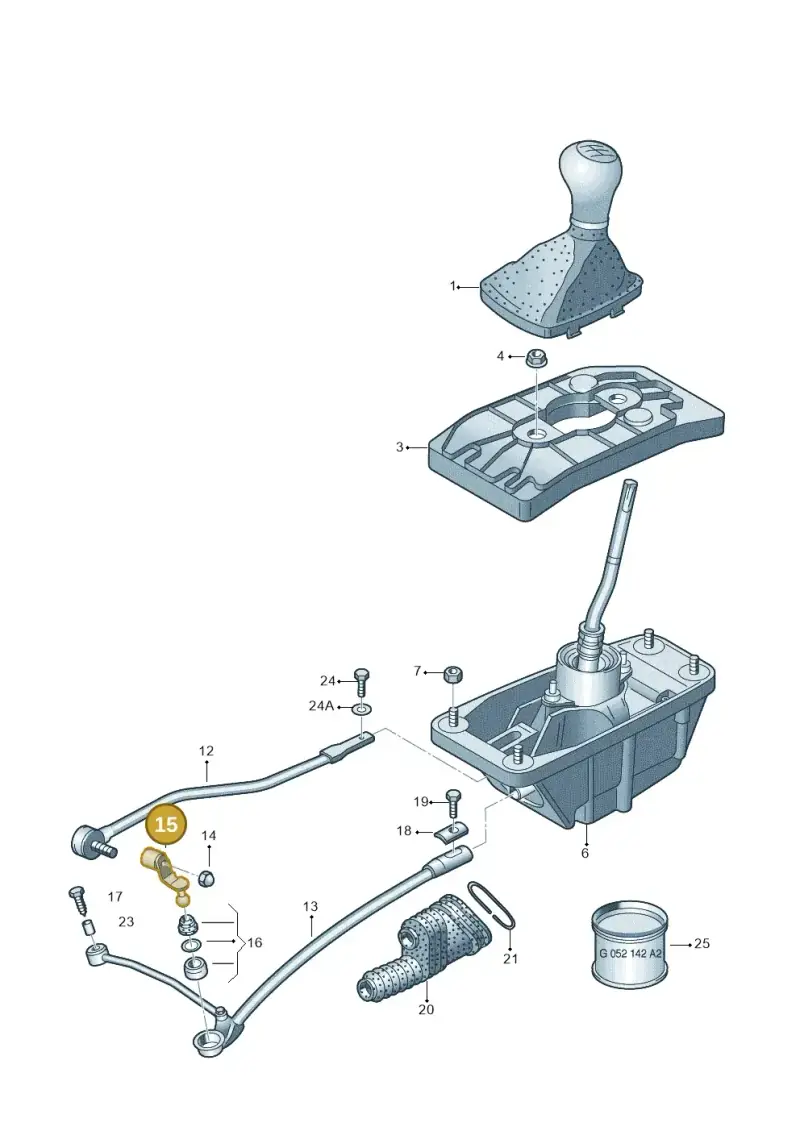8E0711181D — SEAT Exeo ST Reference (2008-2011) diagram 249711400, position 15