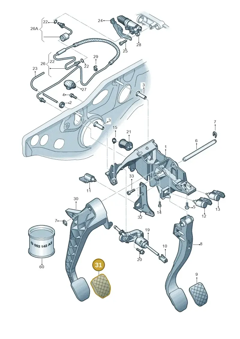 8E072117301C — SEAT Exeo ST Reference (2008-2011) diagram 454721250, position 31