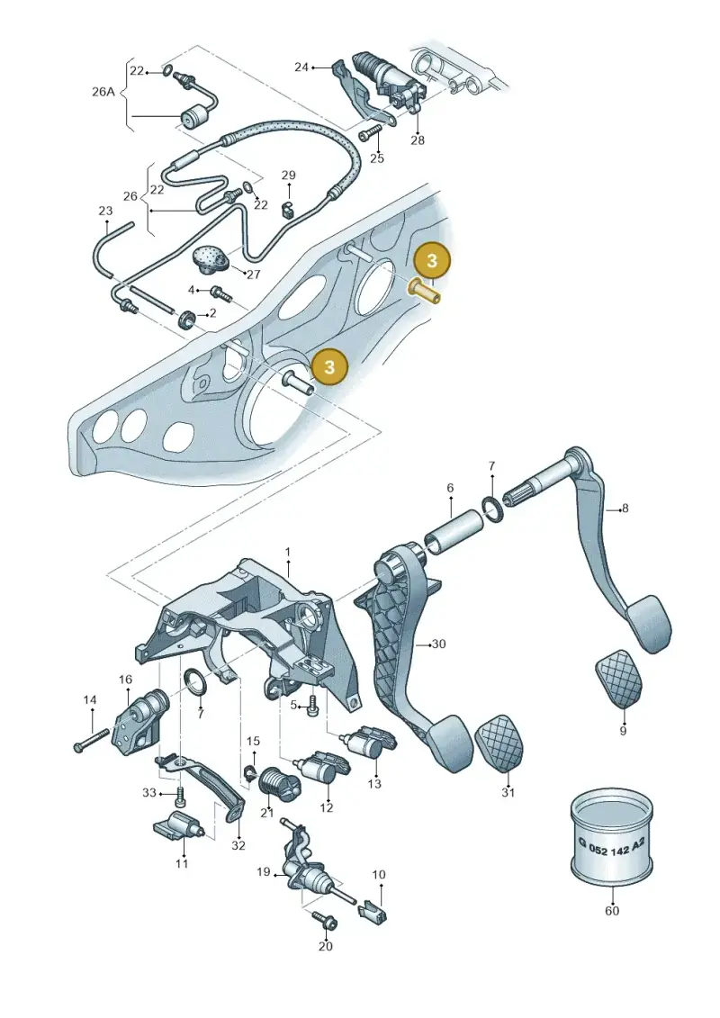 8E0721183 — SEAT Exeo ST Reference (2008-2011) diagram 454721300, position 3