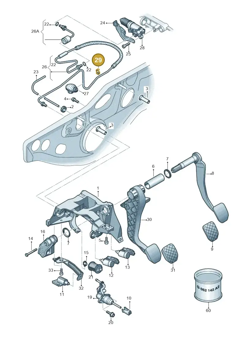 8E0721350 — SEAT Exeo ST Reference (2008-2011) diagram 454721300, position 29