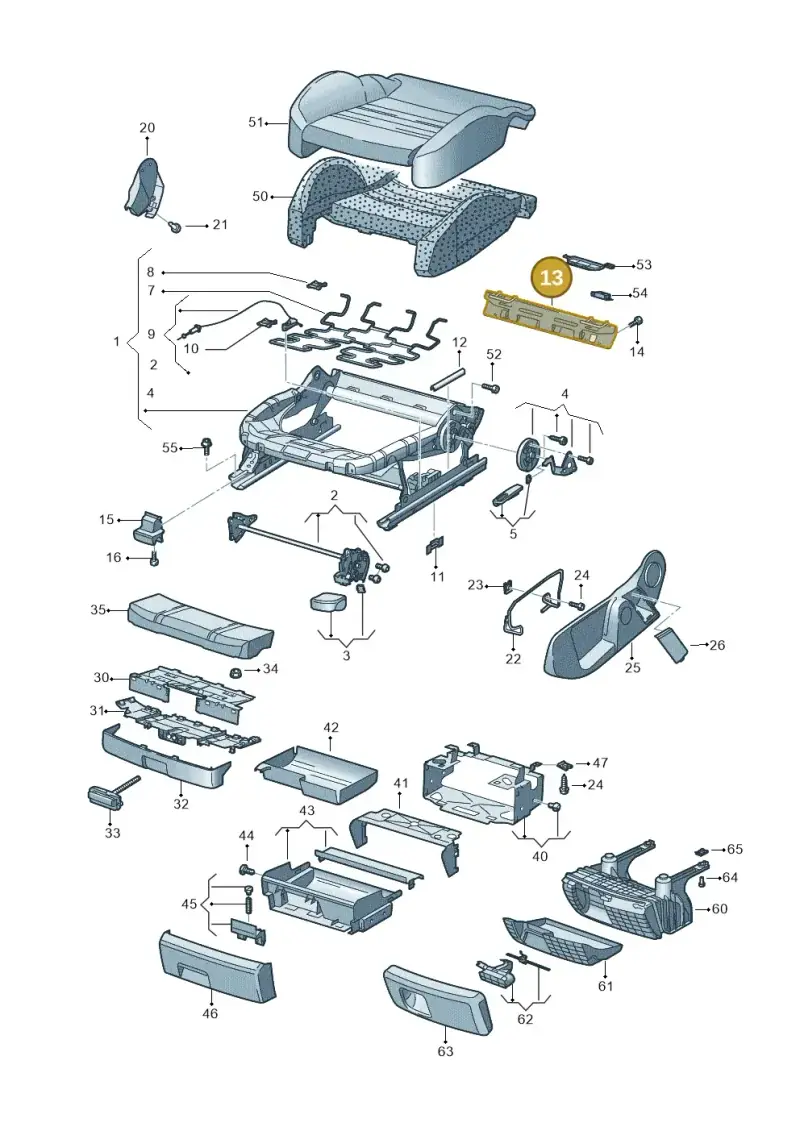 8E0813477A — SEAT Exeo ST Reference (2008-2011) diagram 448881000, position 13