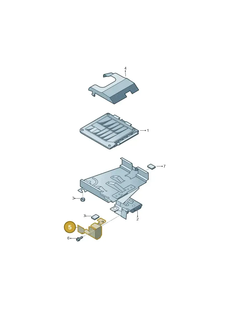 8E0907411J — SEAT Altea XL Reference (2013-2013) diagram 420906200, position 5