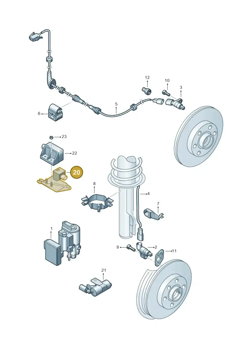 8E0907637A — SEAT CORDOBA/SE241 (2002-2005) diagram 231927000, position 20