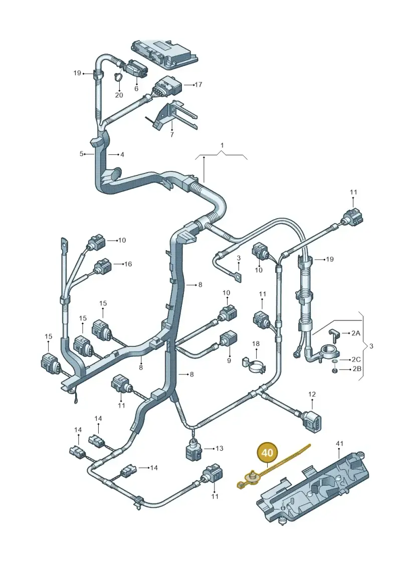 8E0971818 — SEAT Ibiza Reference (2012-2012) diagram 253971030, position 40