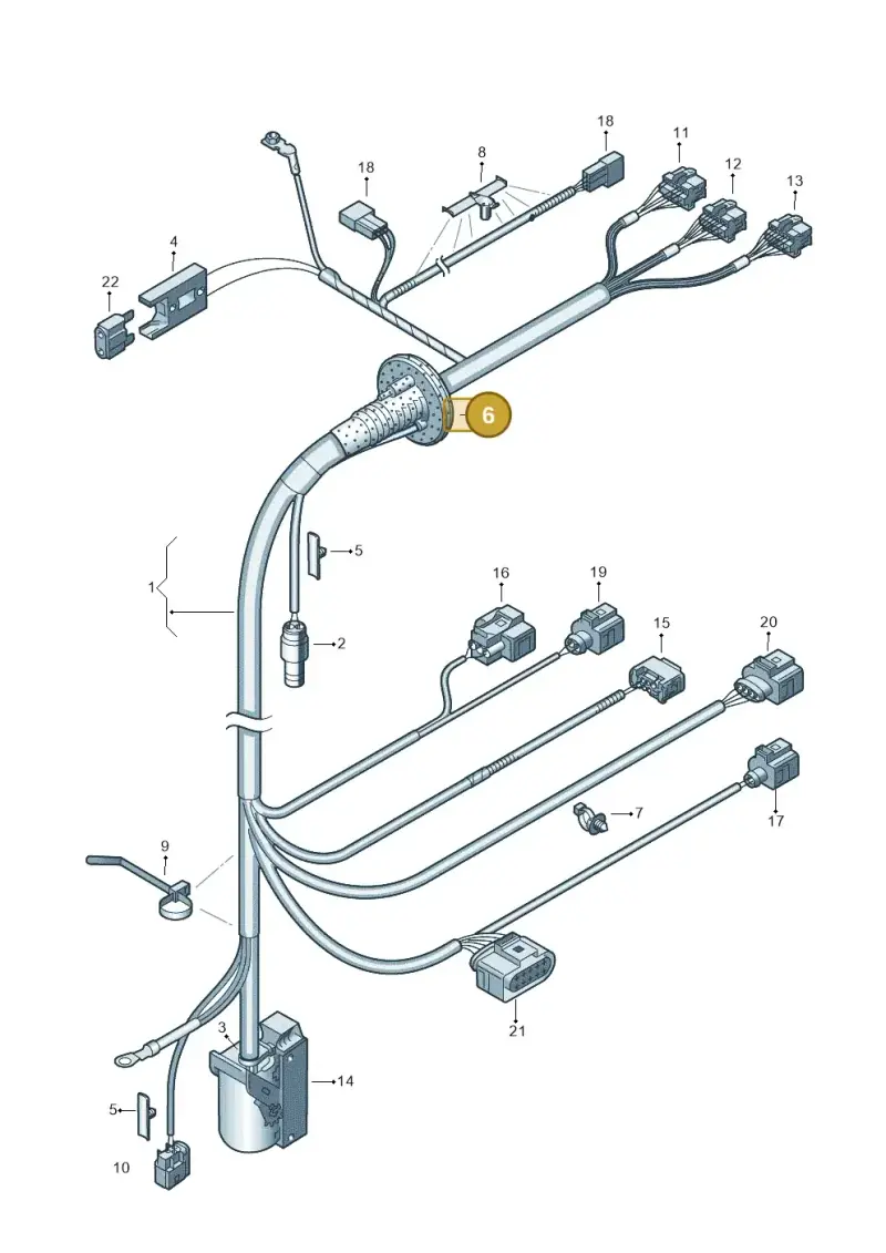 8E0971871G — SEAT Exeo ST Reference (2008-2011) diagram 249971000, position 6