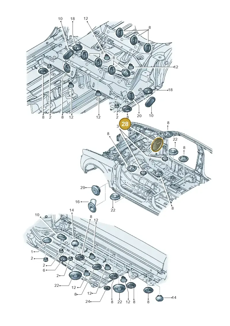 8E0971904 — SEAT Exeo ST Reference (2008-2011) diagram 249803360, position 28