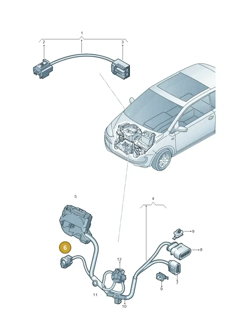 8E0971934 — SEAT Mii electric (2020-2021) diagram 772971700, position 6