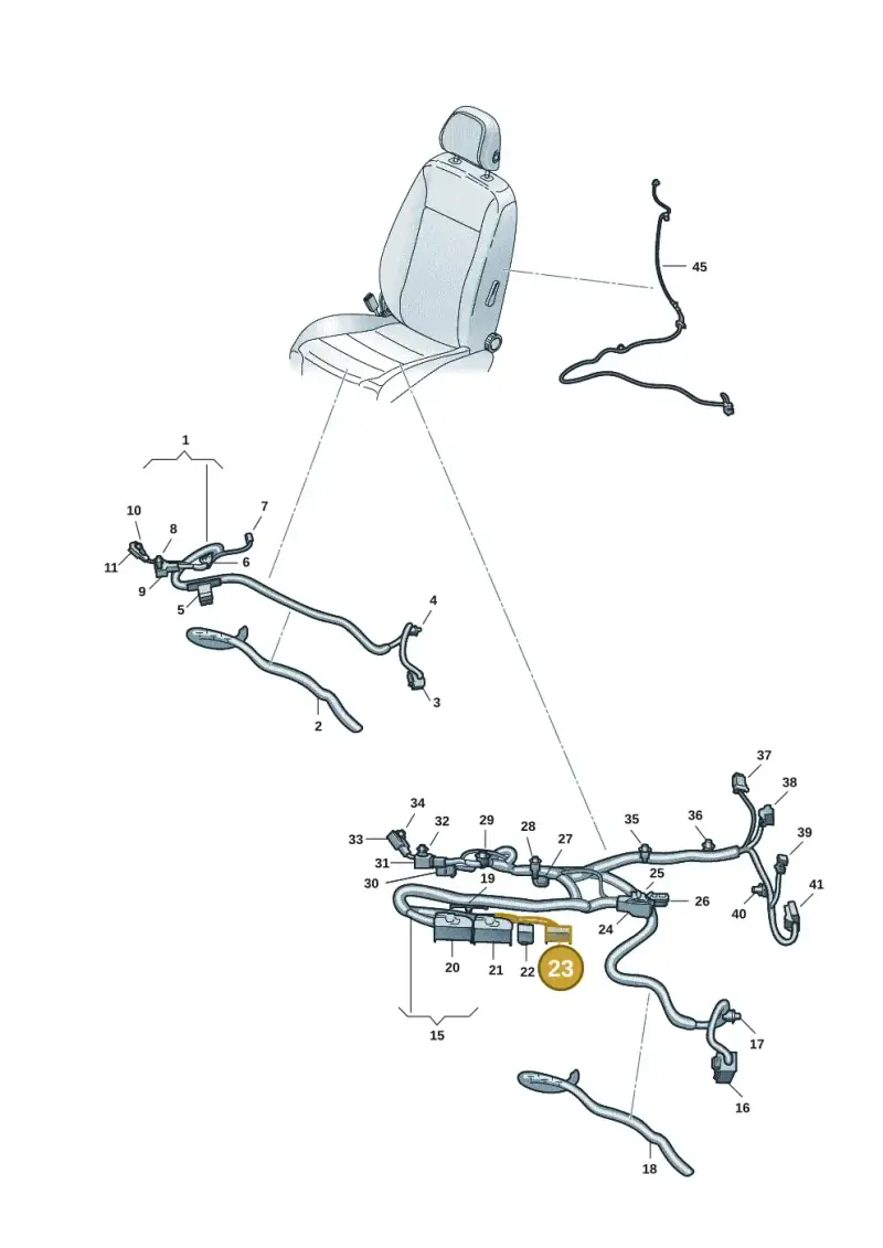 8E0972420 — SEAT Formentor TSI CUPRA (2020-) diagram 5fn972026, position 23