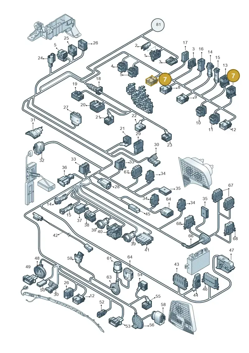 8E0972575 — SEAT Exeo ST Reference (2008-2011) diagram 454971810, position 7