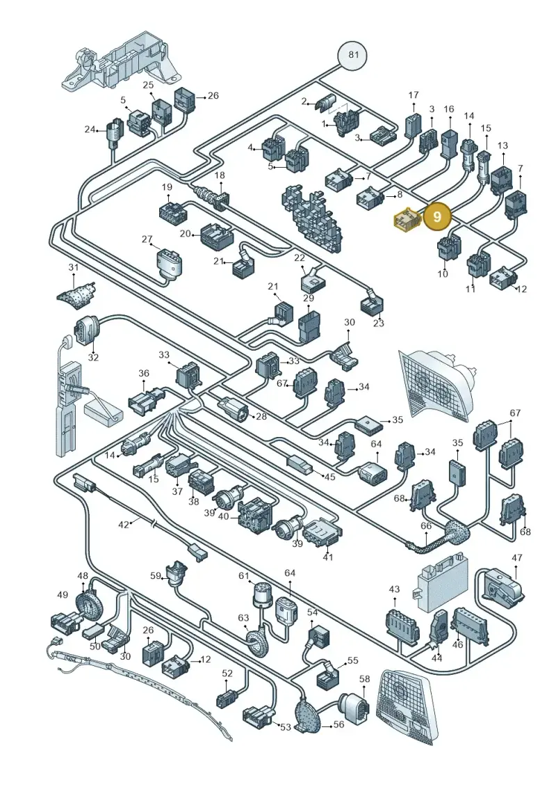 8E0972575A — SEAT Exeo ST Reference (2008-2011) diagram 454971810, position 9