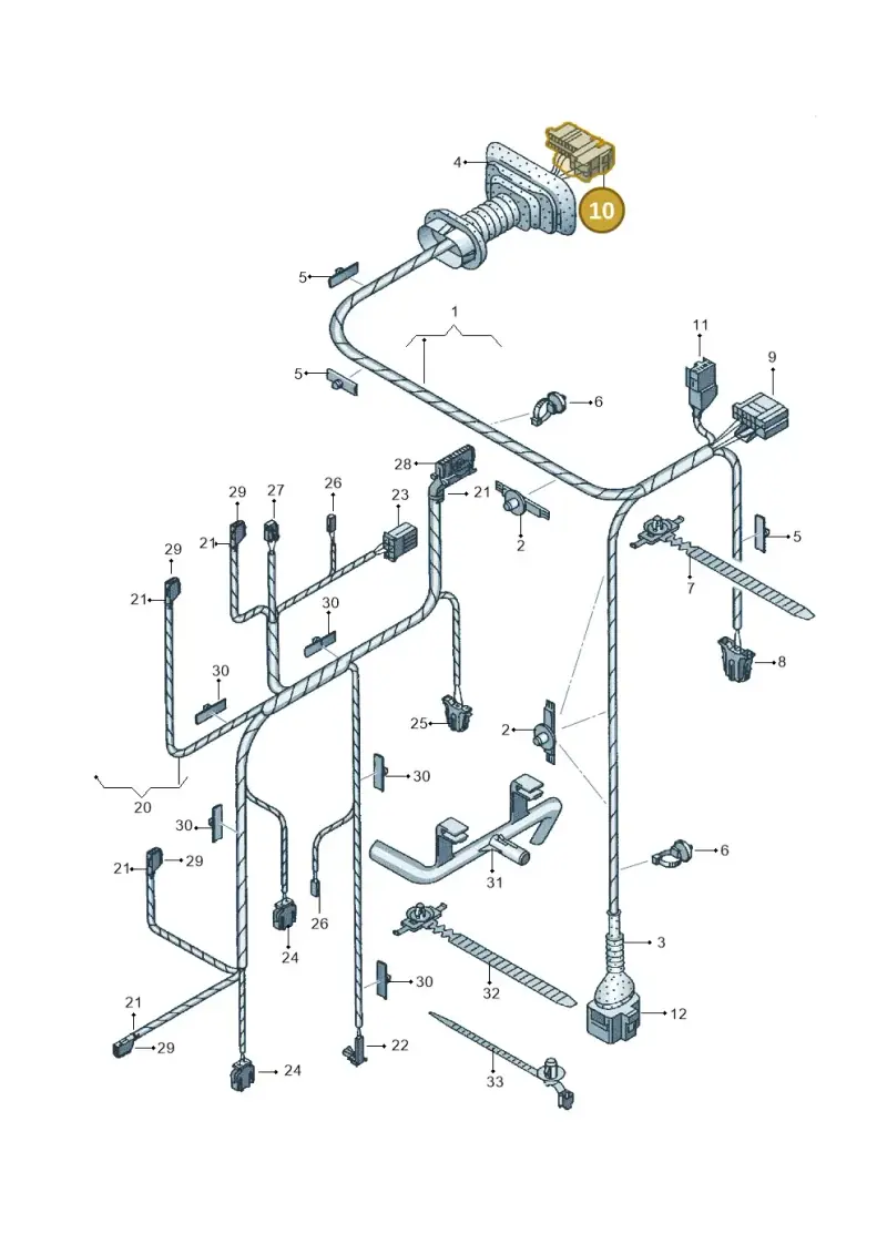 8E0972702 — SEAT Exeo ST Reference (2008-2011) diagram 249972330, position 10