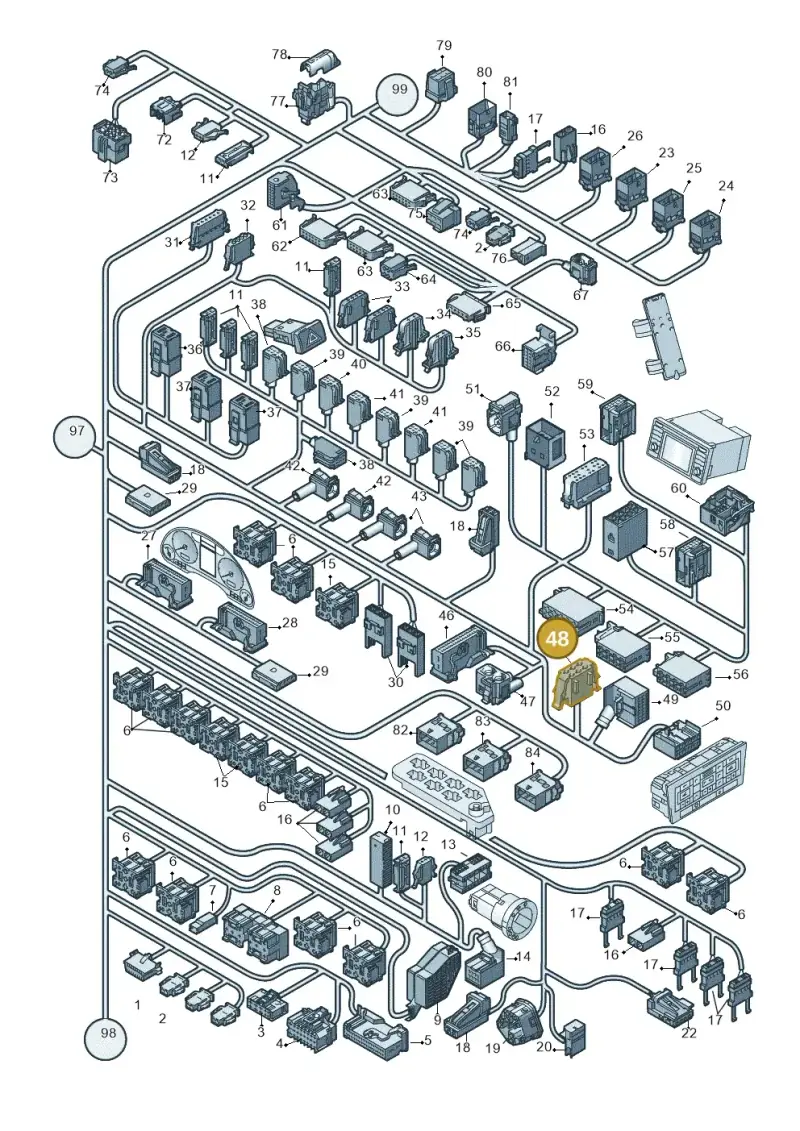 8E0972773 — SEAT Exeo ST Reference (2008-2011) diagram 454971820, position 48