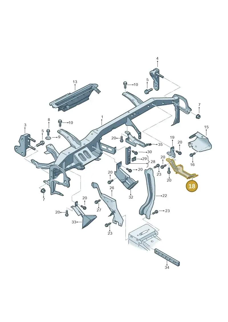 8E1857251A — SEAT Exeo ST Reference (2008-2011) diagram 273857000, position 18