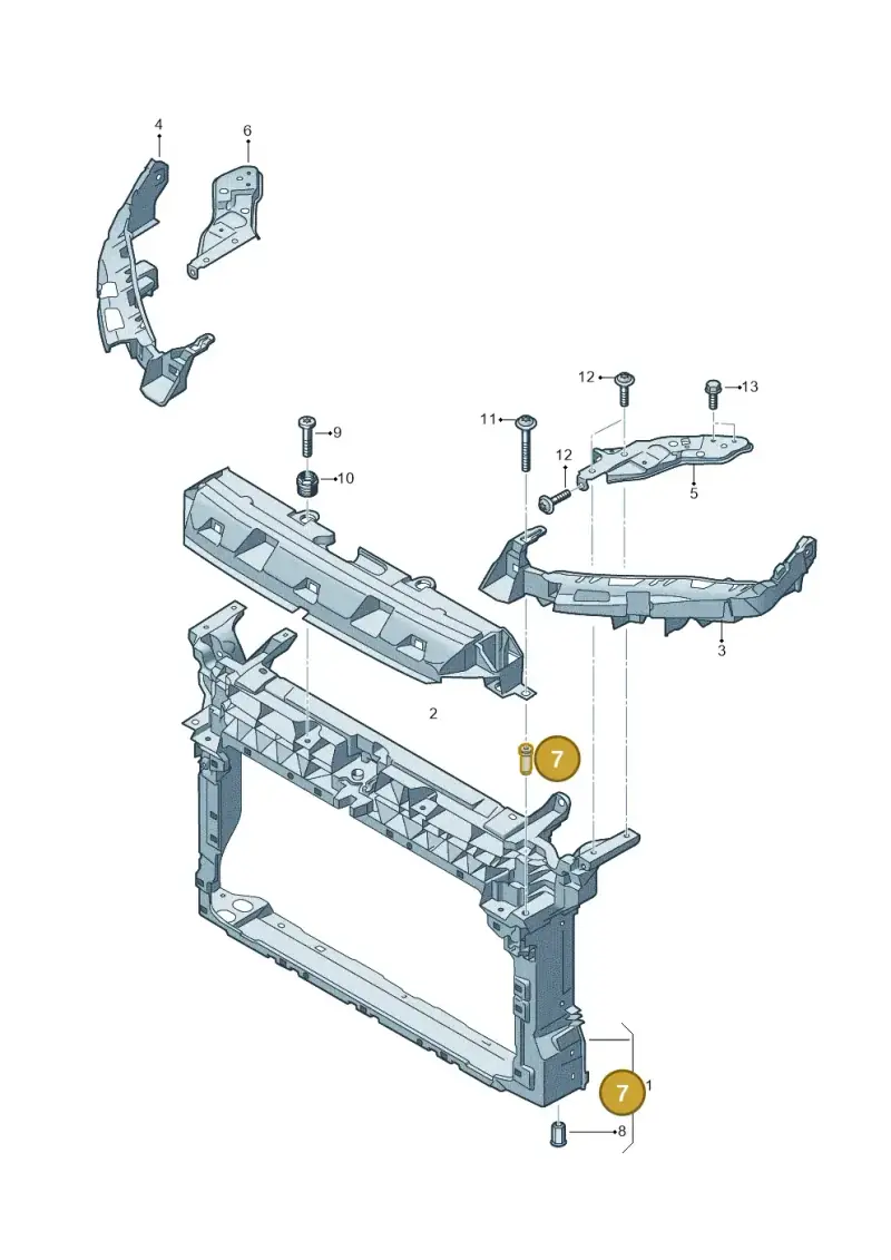 8H0806221 — SEAT Formentor TSI CUPRA (2020-) diagram 5fn805000, position 7