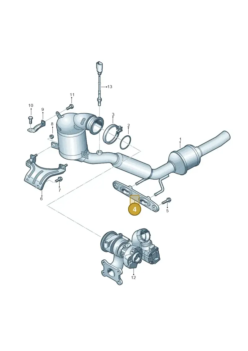 8J0253144M — SEAT Formentor TSI CUPRA (2020-) diagram 793253200, position 4