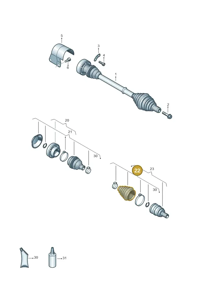 8J0498203 — SEAT Tarraco FR (2018-2024) diagram 884407200, position 22