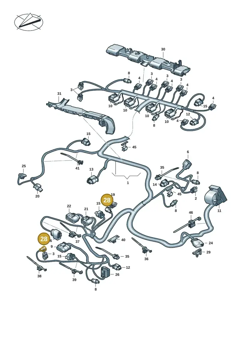 8J0971921 — SEAT Formentor TSI CUPRA (2020-) diagram 5h0971018, position 28