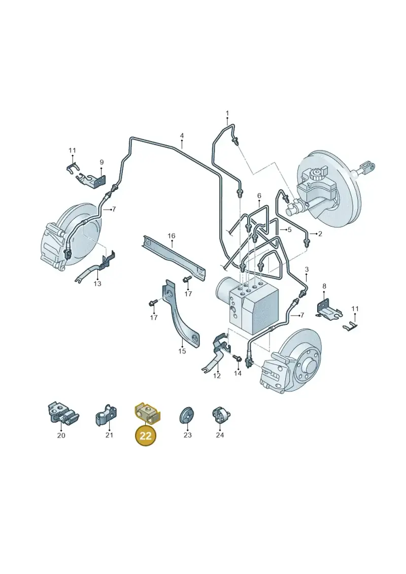 8K0611797D — SEAT Alhambra Stylance (2015-2022) diagram 689611200, position 22
