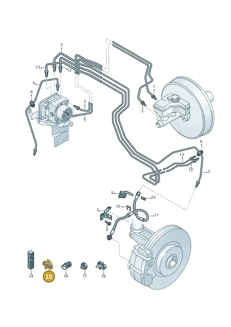 8K0611797F — SEAT EBoost CUPRA (2021-) diagram 869611200, position 15