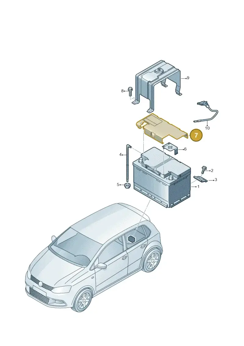 8K0915429F — SEAT Toledo Reference (2015-2019) diagram 740915100, position 7