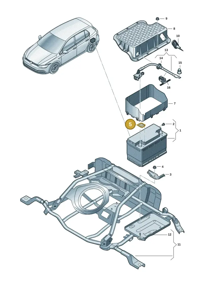 8K0915429F — SEAT Formentor TSI CUPRA (2020-) diagram 5h0915030, position 5