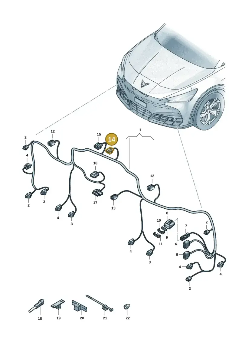 8K0973703E — SEAT Tavascan Cupra (2023-) diagram 20h971000, position 14
