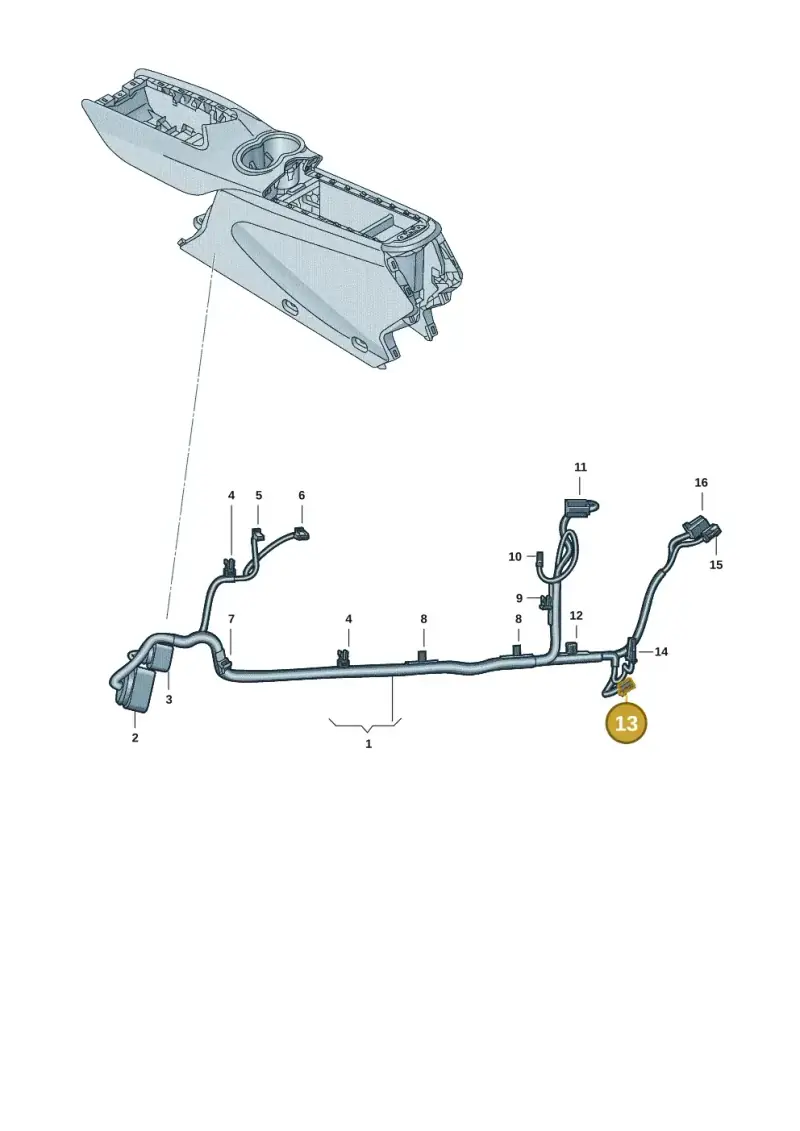 8K0973754A — SEAT Tavascan Cupra (2023-) diagram 20h971030, position 13