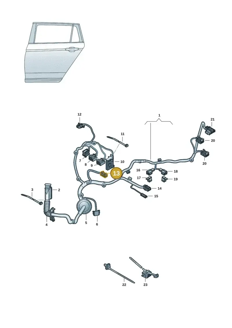 8K0973754C — SEAT Tavascan Cupra (2023-) diagram 20h972037, position 13
