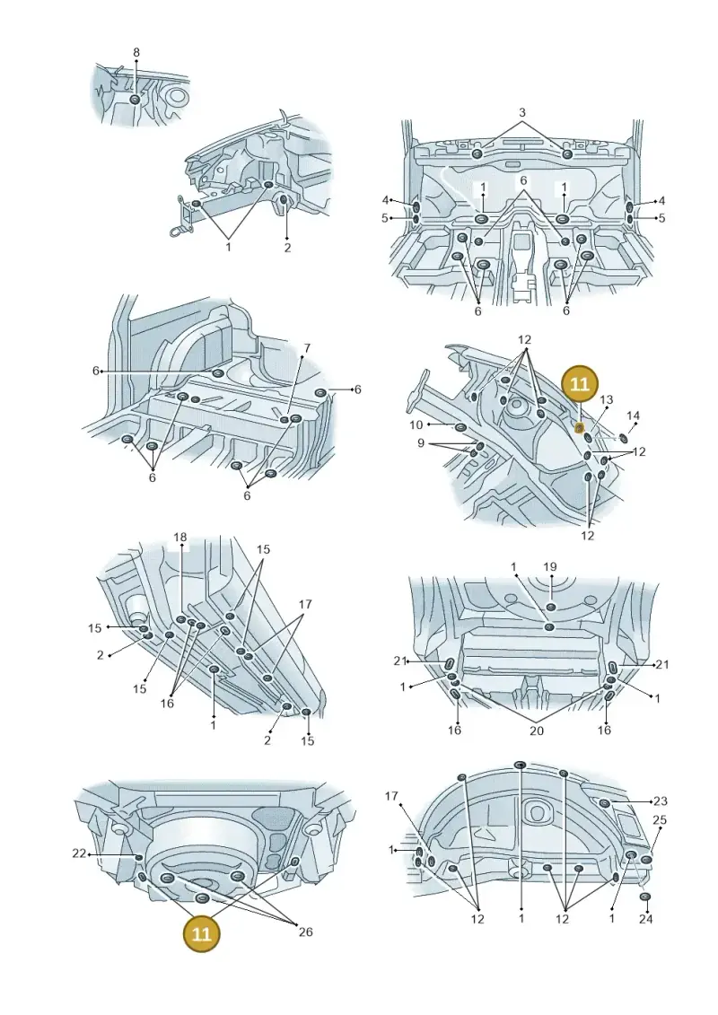 8L0803593 — SEAT TOLEDO/LEON/LEON-4 (2001-2006) diagram 194803350, position 11