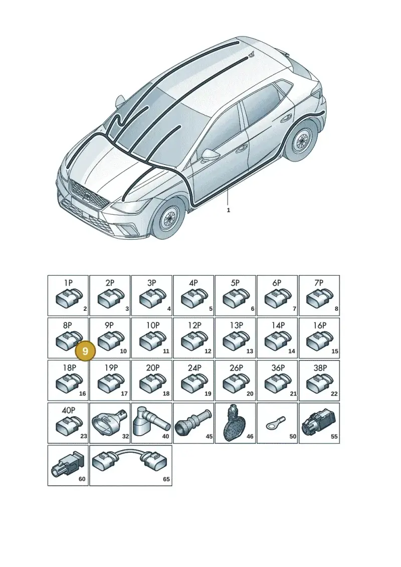8L0971883 — SEAT Arona FR (2017-) diagram 835971082, position 9