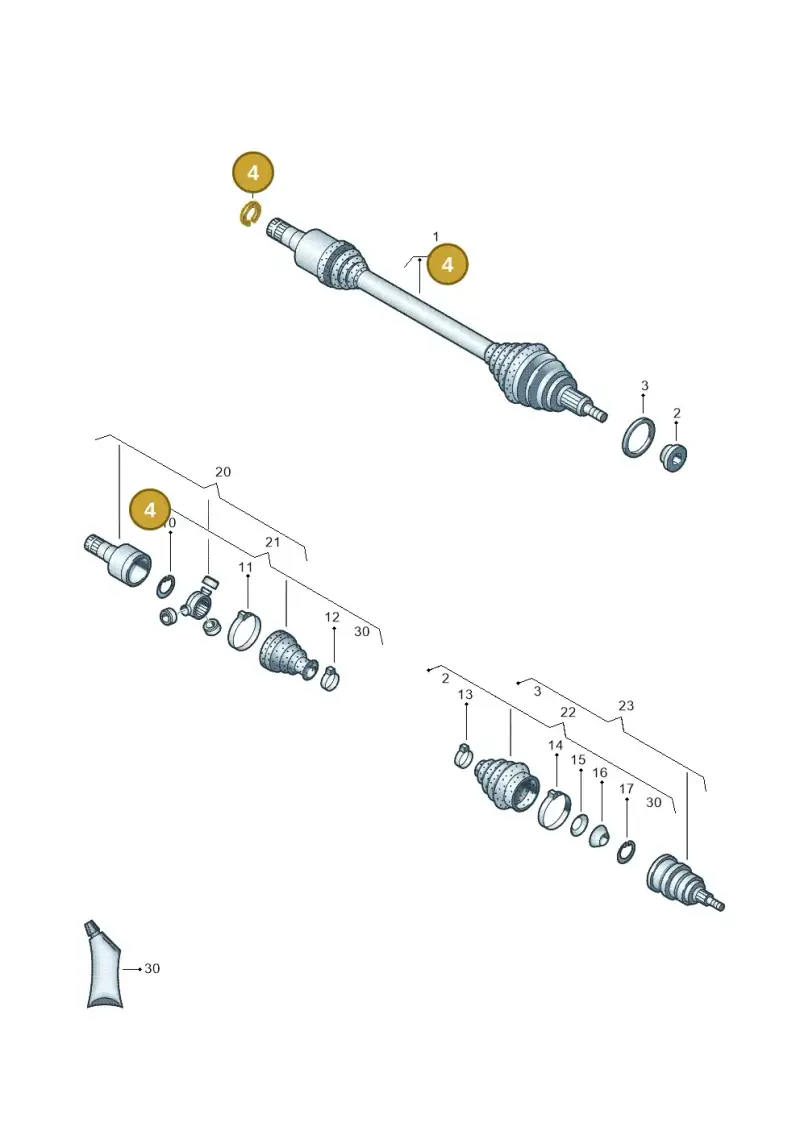 8N0407297 — SEAT Ibiza Stylance (2015-) diagram 657407620, position 4