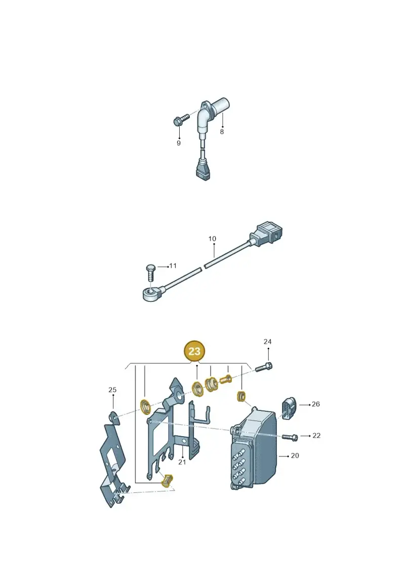 8P0998801 — SEAT Altea XL Reference (2010-2013) diagram 418906300, position 23