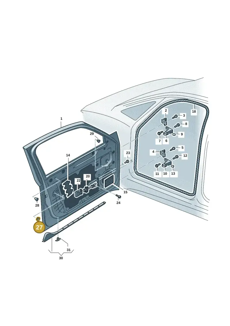 8P4837798 — SEAT EBoost CUPRA (2021-) diagram 10a831000, position 27