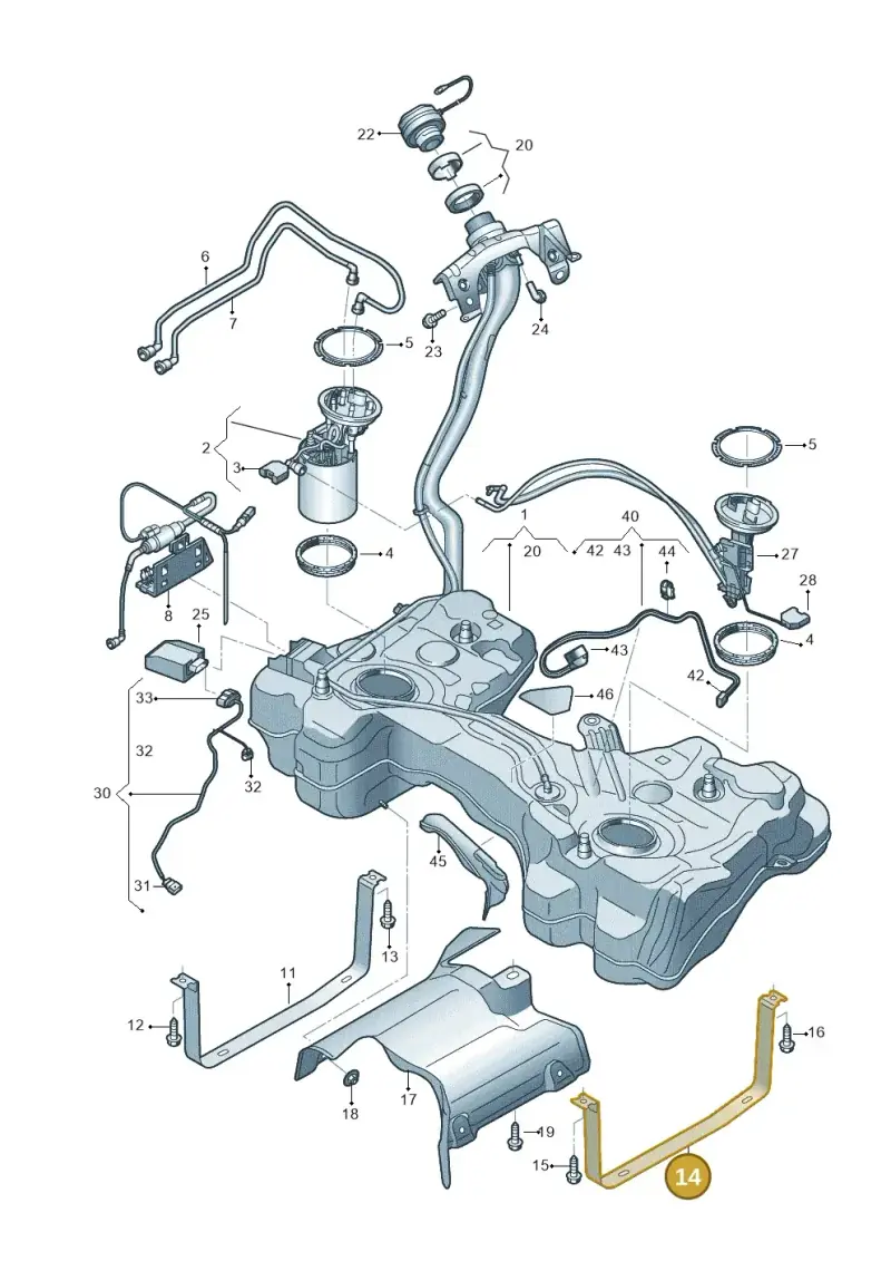 8S0201653 — SEAT Formentor TSI CUPRA (2020-) diagram 596201150, position 14