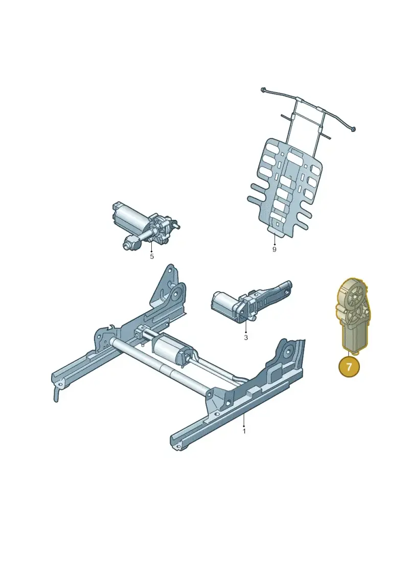 8T0898173 — SEAT Alhambra Stylance (2010-2013) diagram 689959450, position 7