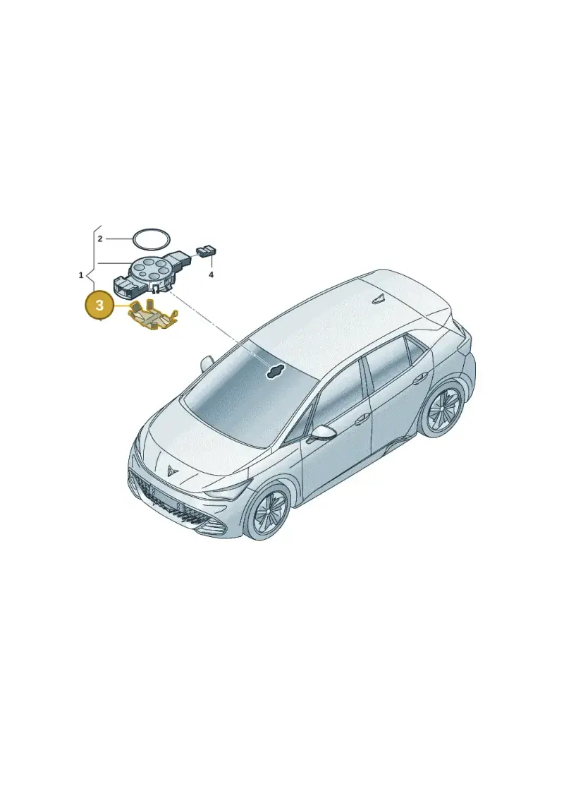 8U0907671 — SEAT EBoost CUPRA (2021-) diagram 10s955005, position 3