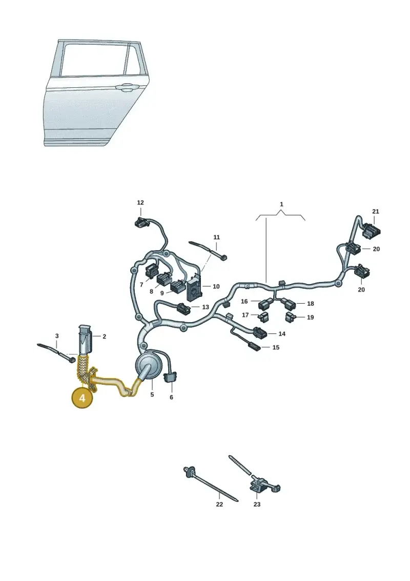 8U0959845 — SEAT Tavascan Cupra (2023-) diagram 20h972037, position 4
