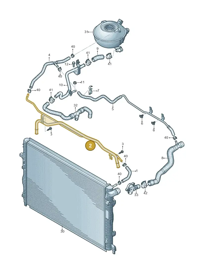 8V0121070D — SEAT Formentor TSI CUPRA (2020-) diagram 858121300, position 2