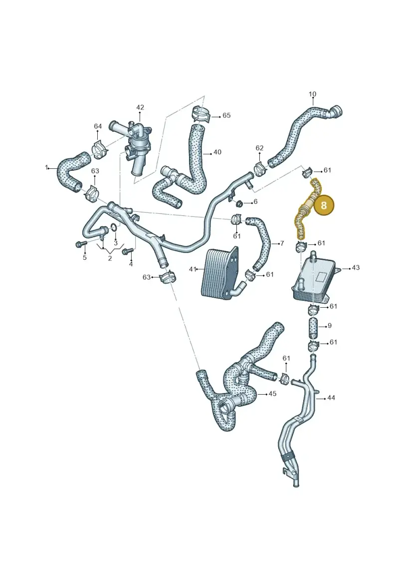 8V0121124 — SEAT Formentor TSI CUPRA (2020-) diagram 858121320, position 8