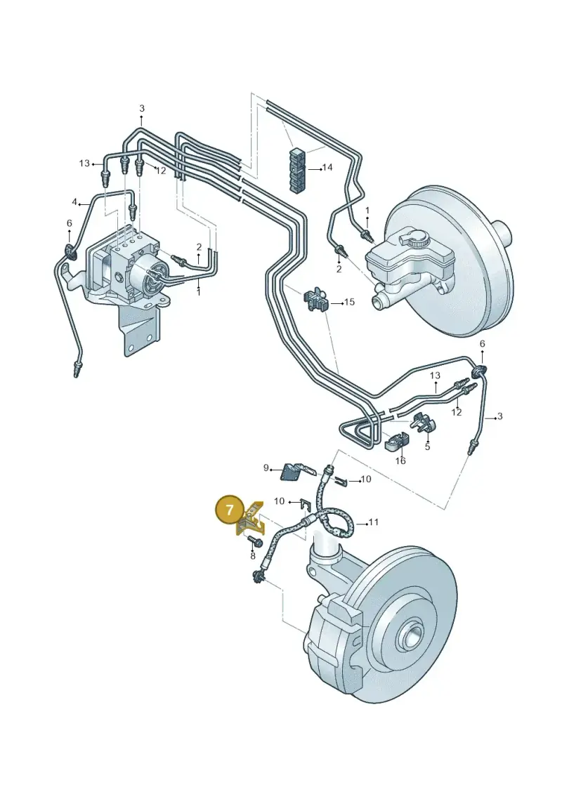 8V0611841 — SEAT Leon style (2019-) diagram 745611200, position 7