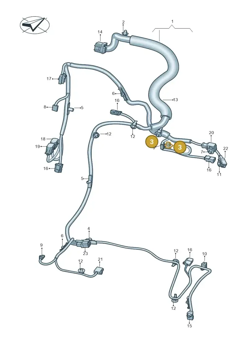 8V0971850A — SEAT EBoost CUPRA (2021-) diagram 10a972027, position 3