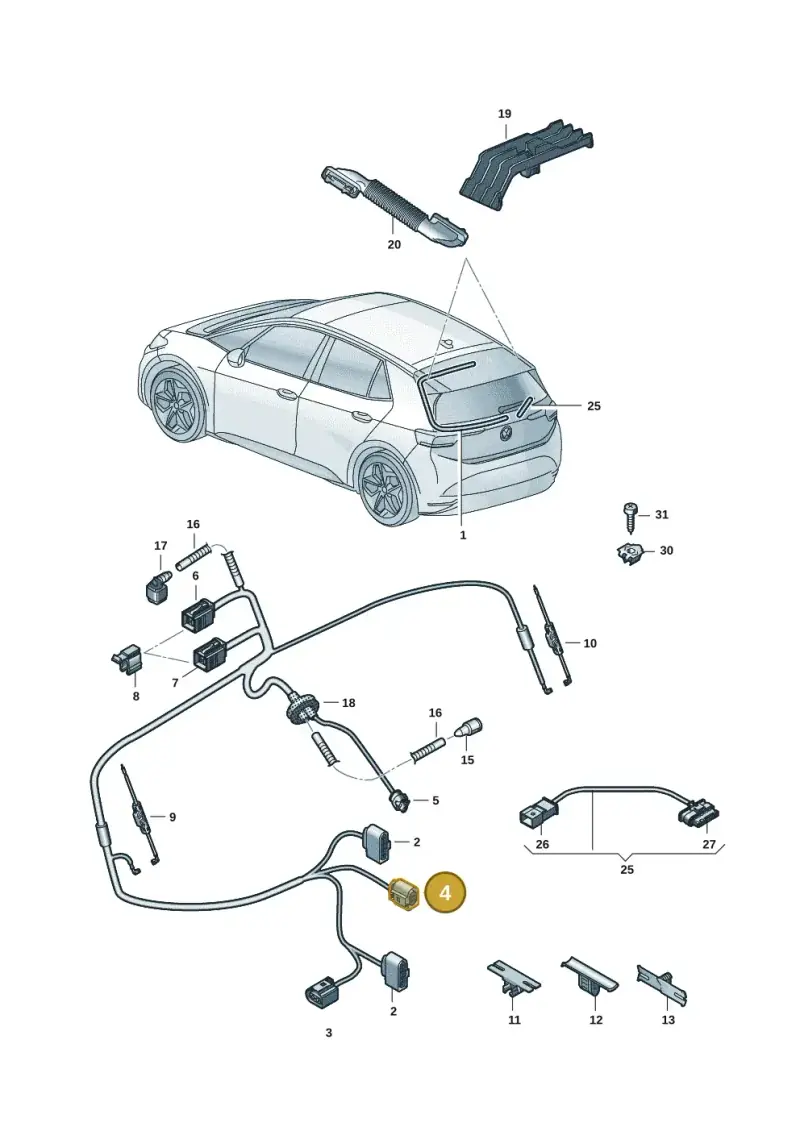 8W0971636D — SEAT EBoost CUPRA (2021-) diagram 10a972080, position 4