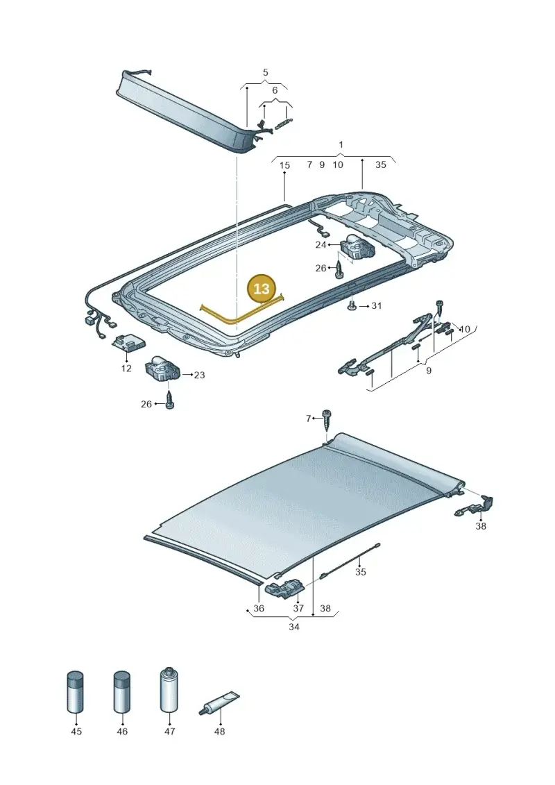 8W9877439 — SEAT Formentor TSI CUPRA (2020-) diagram 813877100, position 13
