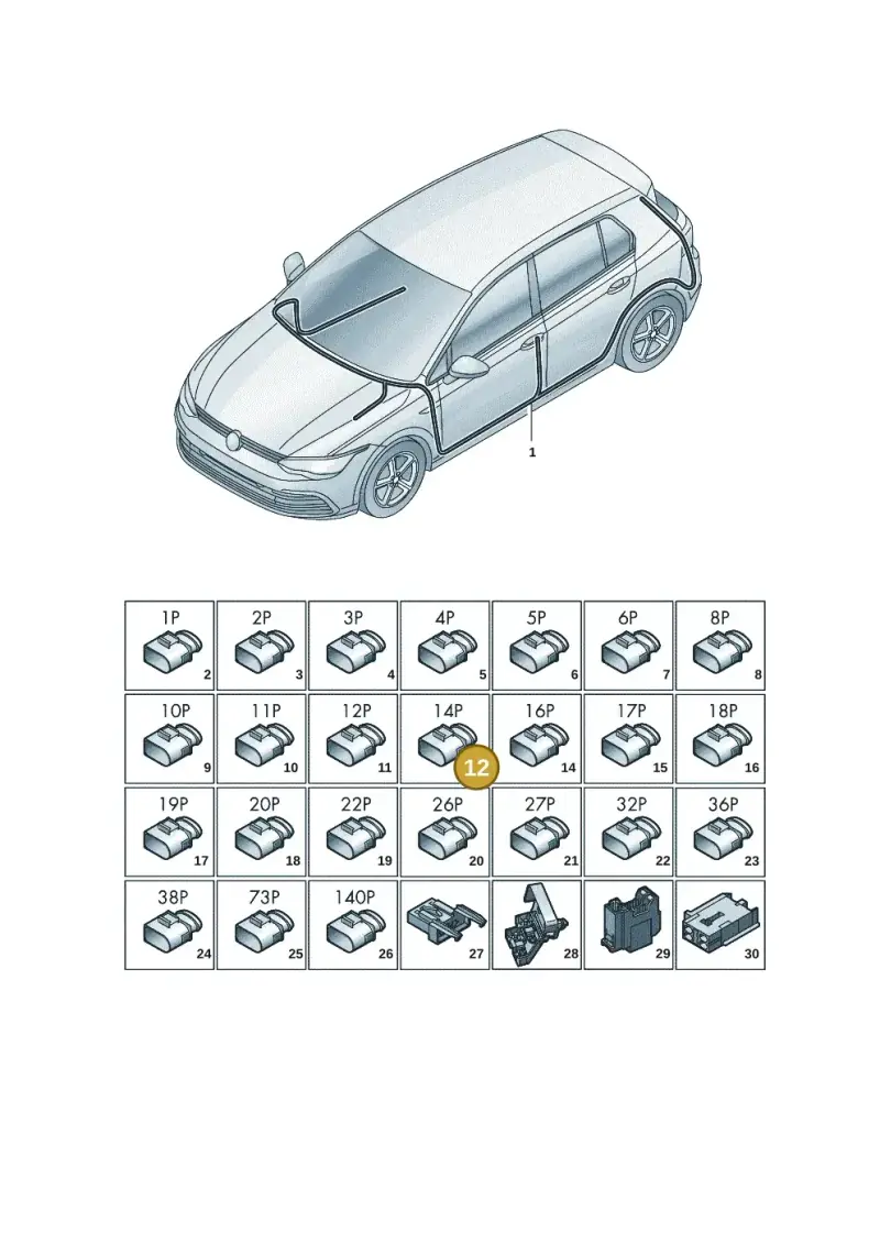 8X0035447B — SEAT Formentor TSI CUPRA (2020-) diagram 5h0971090, position 12