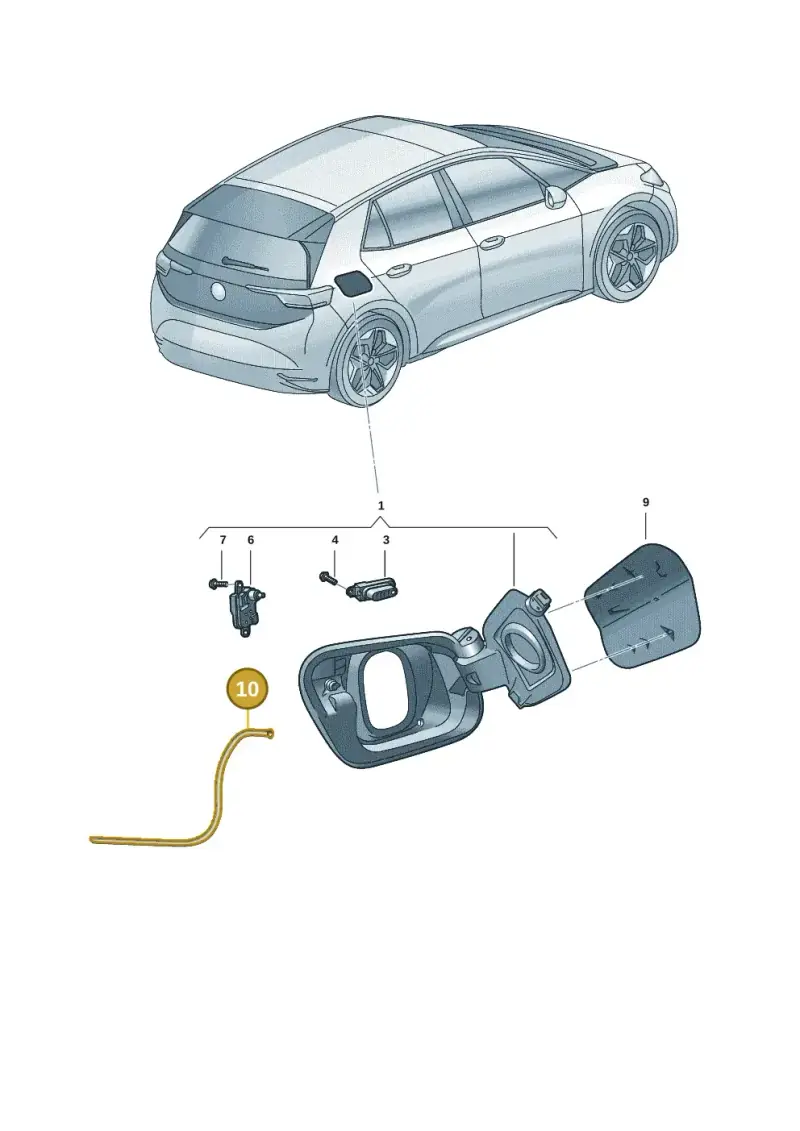 8X0809937B — SEAT EBoost CUPRA (2021-) diagram 10a809000, position 10
