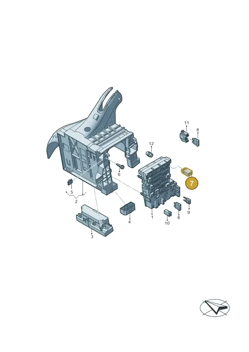 8X0951253A — SEAT Ateca Style (2016-) diagram 813937000, position 7