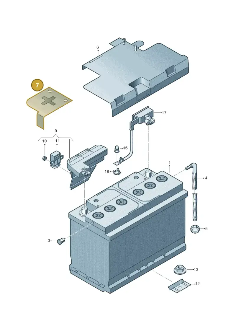 8Z0915429B — SEAT Exeo ST Reference (2008-2011) diagram 609915000, position 7