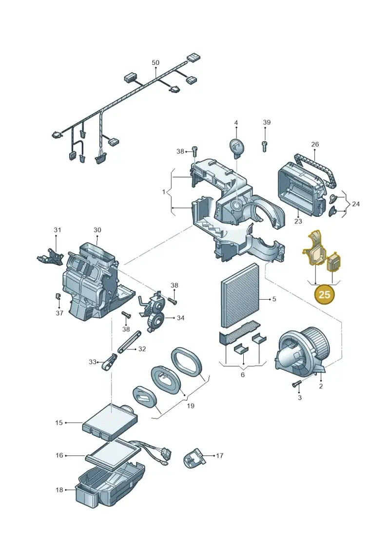 8Z1819453B — SEAT Ibiza Stylance (2015-) diagram 773819100, position 25
